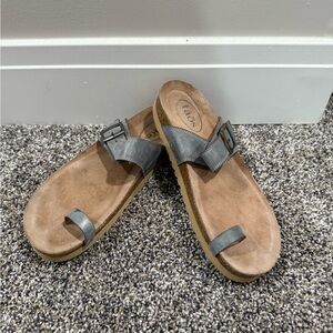 Taos Blue Minimalist Sandals